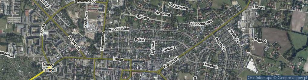 Zdjęcie satelitarne Polna ul.